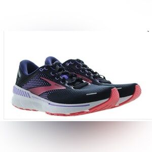 Womens Brooks Adrenaline 22 Black/Pink Athletic Shows 9.5 Wide D Sold Out Online